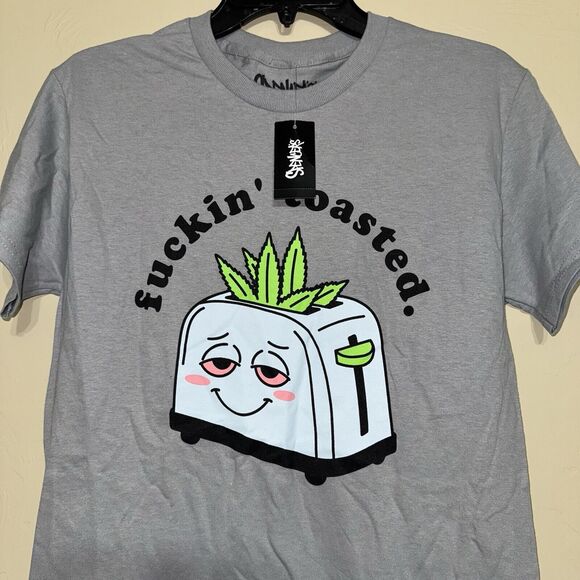 NWT Spencer's‎ T-Shirt Adult Size S Qty 2 t-Shirts Graphic Toasted, Nugs, Kisses - Picture 3 of 13